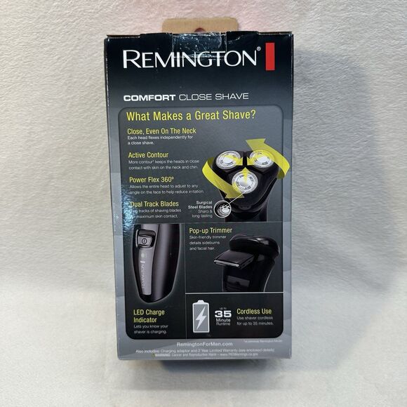 SEALED Remington Cordless R3000 Series Men's 3 Head Rotary Electric Shaver NWT - Picture 4 of 7